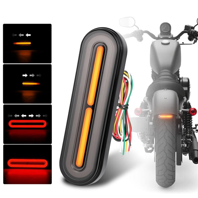 

DC10-80V 60 LED Sequential Turn Signal Light Motorcycle Tail Lights DRL Stop Brake Light For Car Motorcycle чорний