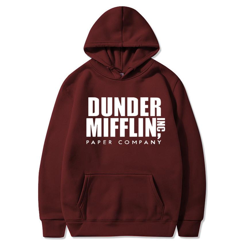 The Office Dunder Mufflin INC Hoodie Dwight Schrute Sweatshirt Women Hoodies Casual Pullover Hooded Sweater