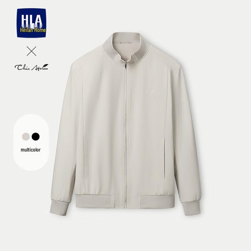 HLA Men's Chic Ageless Stand Collar Business Casual Jacket