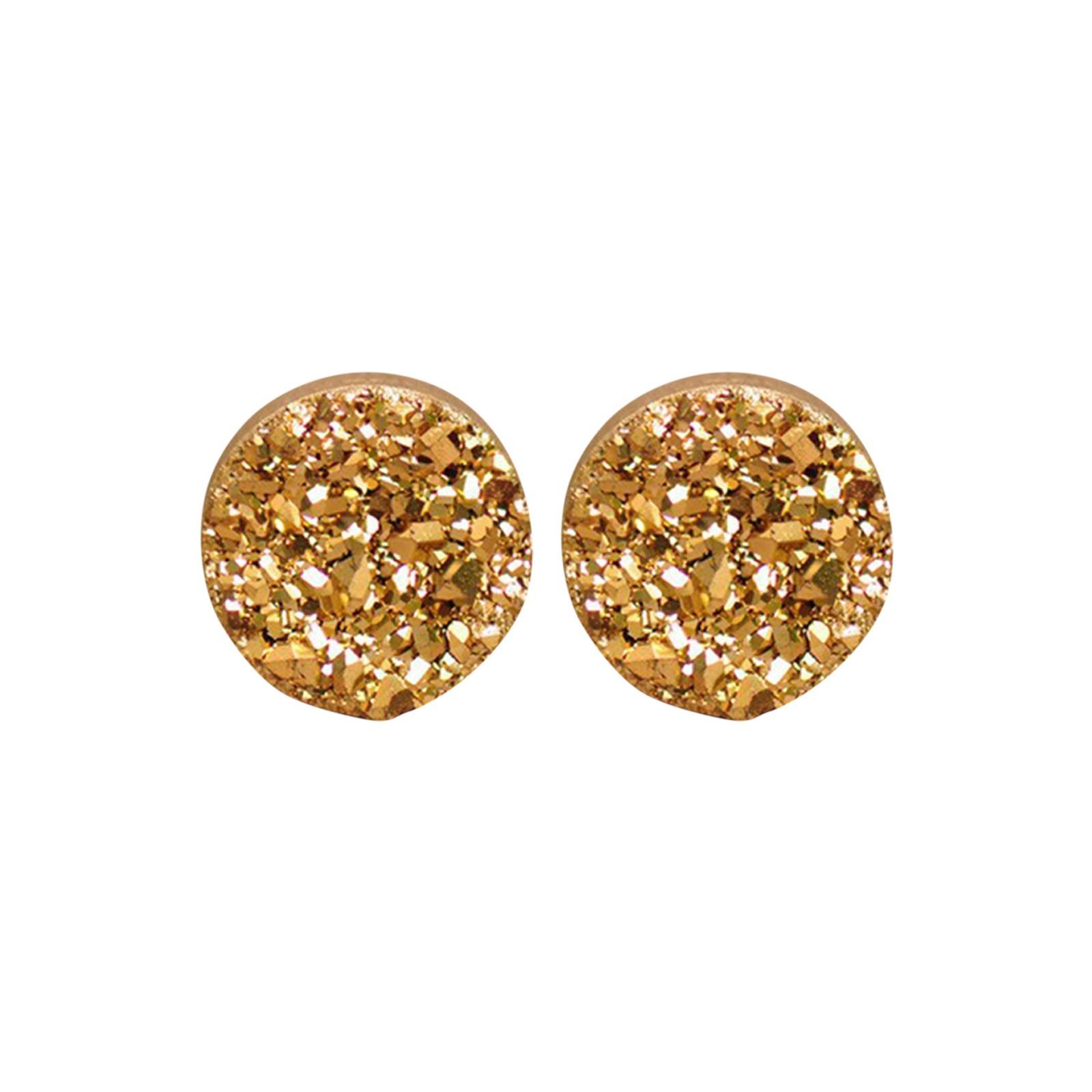 

Серьги на присоске с хрустальными кластерами и магнитами без отверстий, мужские и женские уличные трендовые зажимы для ушей, зажимы для ушей с камнями и кристаллами 7 золотой