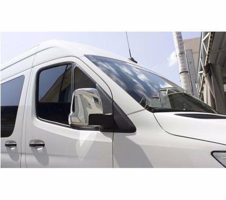 

Fit For Mercedes Sprinter W907 Chrome Mirror Cover 2 Piece Stainless Steel (2018-2020)-Auto Styling Car Accessories Modified срібний
