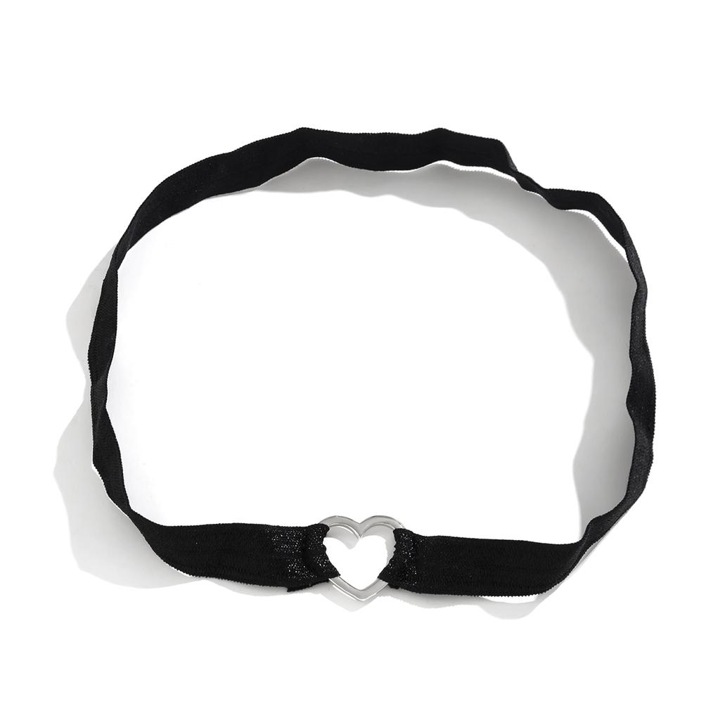 Sexy Cosplay Harajuku Goth Elastisches Band Bein Oberschenkelkette für Frauen Hochzeit Braut Herzkette Strumpfbandgürtel Körperschmuck Accessoires
