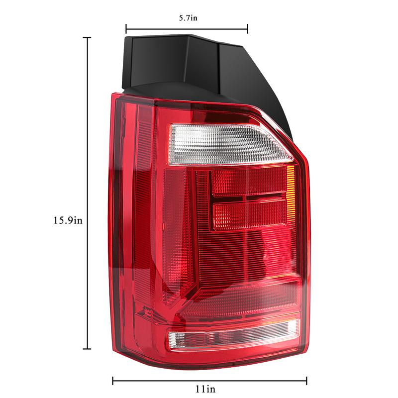 LED zadní světlo pro VW T6 Multivan Transporter 2015 2016 2017 2018 Zadní brzdové světlo Sestava Příslušenství pro auto 12V