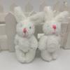 10Pcs 4.5Cm Soft Mini Joint Rabbit Plush Doll Toys Teddy Bears Animal Stuffed Plush Pendant Keychain Girl Diy Ornaments Gifts