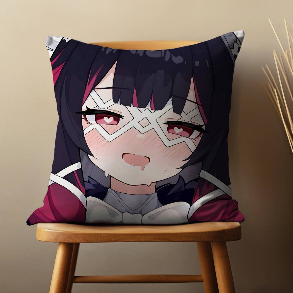 Genshin Impact C-Columbina Throw Pillow Case For 45x45cm,55x55cm,30x30cm For Home Bedroom Decoration And Protector