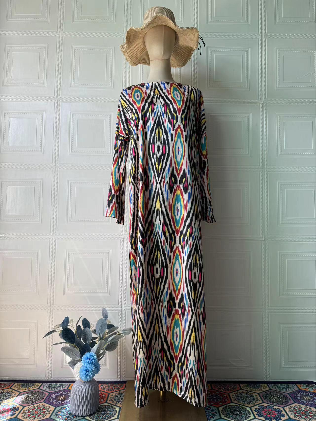 

2025 Весна/Лето Городской Повседневный Красочный Пуловер С Принтом Солнцезащитного Крема Свободного Кроя Extra Large