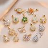 Rotating Pendant Love Rotatable Accessories Bracelet Jewelry Necklace Pendant DIY Accessories Pendant