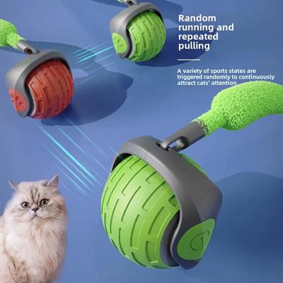 Interactive Cat Toys Ball Smart Automatic Self Rolling Ball Cat Toy with Colorful Electric 2 Modes Cat Ball Interactive Dog Toys
