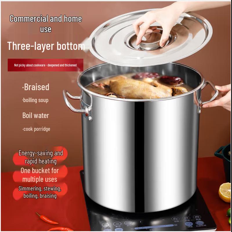 SIFAR Stainless Steel Large Soup Pot