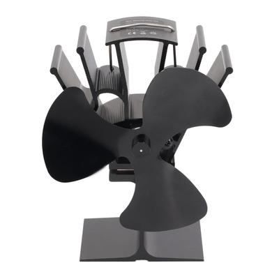 Wood Stove Fan Heat Powered 3 Blade Silent High Temperature Resistance Fireplace Stove Fan for Wood