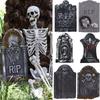Lightweight And Durable Foam Tombstone For Halloween Party Graveyard Decoration