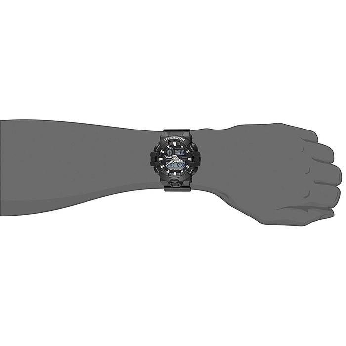 CASIO G-SHOCK GA-700-1B Men's Watch - Black/Black/Silver