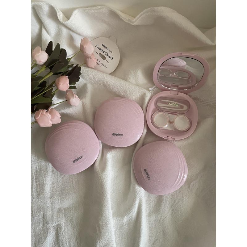 Candy enfärgad kontaktlinsfodral Plastfärgad kontaktlinslåda Bärbar kontaktlinsförvaringslåda Mini Care Box