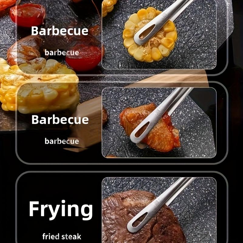 1pc/2pcs Stainless Steel Multifunctional Barbecue Clips, Bread Clips and Ice Clips-perfect for Barbecue, Baking and Camping