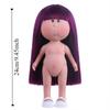 Dark Skin Mia Potato Dolls Dress Up Action Figure Body 24cm Bean Eye Vinyl Doll  Doll Accessories
