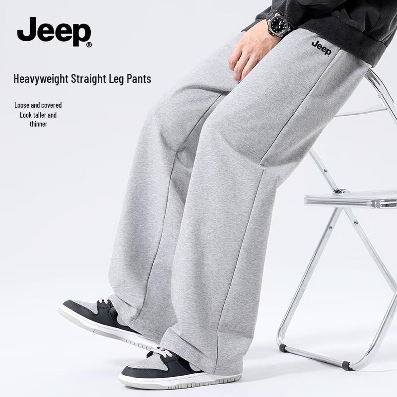 

JEEP Men s Heavyweight Knit Straight-Leg Casual Pants M