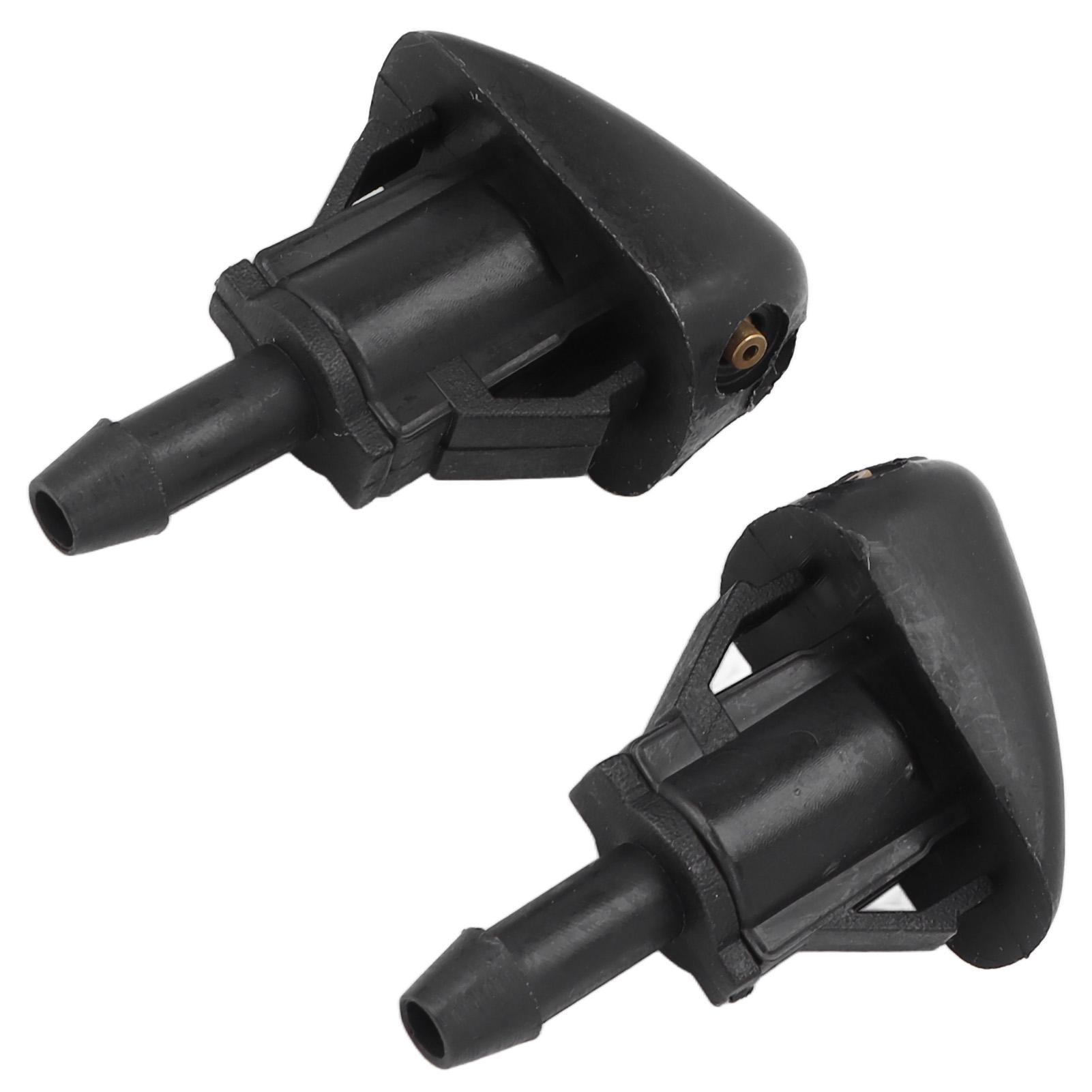 

2 шт. форсунки омывателя лобового стекла черного цвета из ABS, высокопрочная замена форсунки омывателя лобового стекла для Hyundai