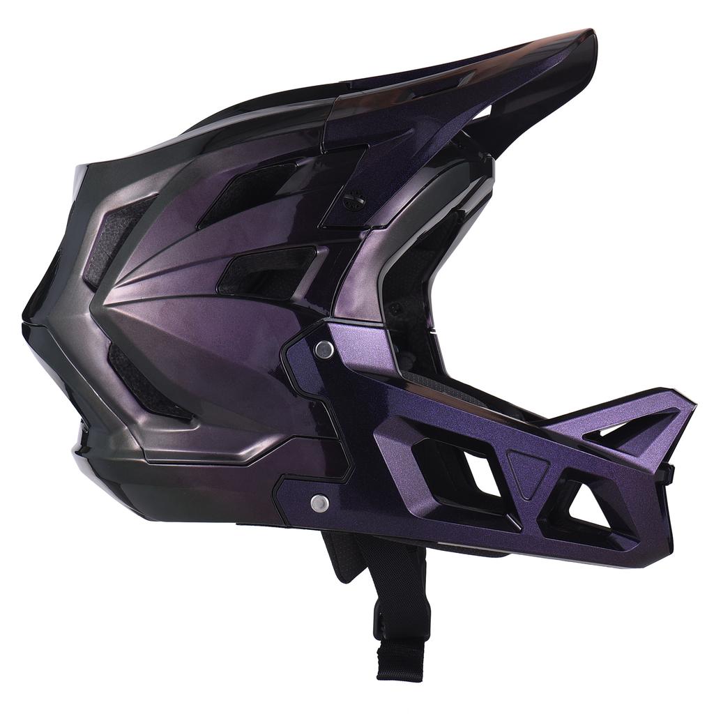 Full Face Mountain Bike Helmet For Men With Visor EPS Lining Lightweight Breathable Rough Terrain Helmet