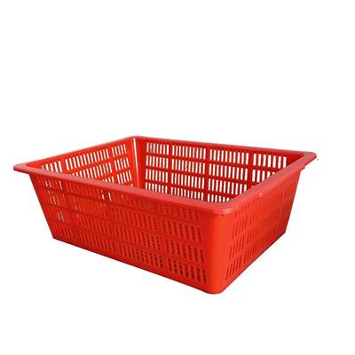 Cesta Retangular de Plástico para Armazenamento e Drenagem