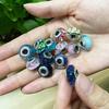 Copperblue Series Crystal Enamel Murano Charming Bead Copper Color Beads Fit Original Bracelet For Women Diy Jewelry Gifts