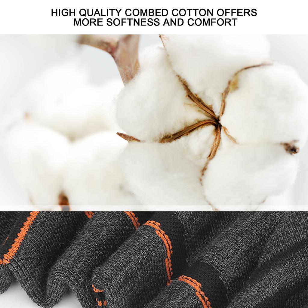 Mid-Calf Thick Terry Lined Ski Socks - Hiking Trekking Sports Socks for Men Women