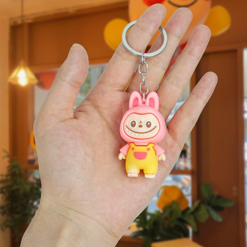 Cartoon Sheep Keychain Cute Sheep Doll Schoolbag Car Key Chain Pendant