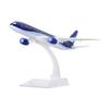 WENYI 1:400 Diecast 787 Airliner Model Alloy Simulated Passenger Plane Model with Stand Home Decoration