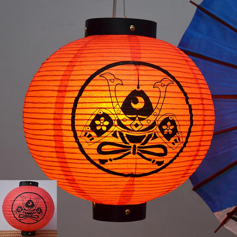30cm Japanese Paper Lantern Oriental Style Izakaya Sushi Pub Lantern Sakura Restaurant Festival Hanging Lantern Advertising Sign