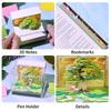 Christmas Gift Decorations Calendar 2026 Novelty Gifts 3D Memo Pad Block Note Paper Cube Laser Cut Paper Craft Art for Gift