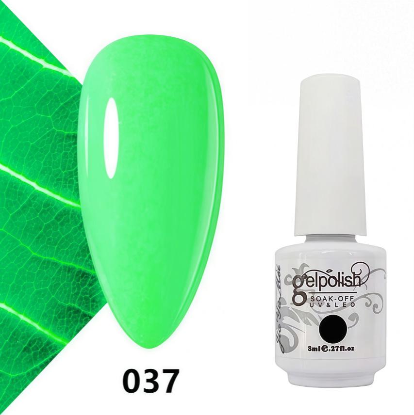 Amber Gel Polish Set: Gel Polish Manicure Kit with Whitening, Base Coat, and Sealer.