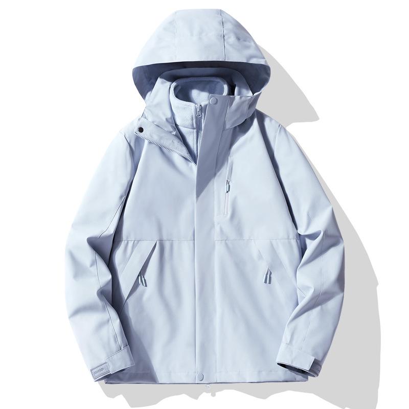 Camel Women's 3-in-1 Windproof Waterproof Mountaineering Jacket for Early Spring