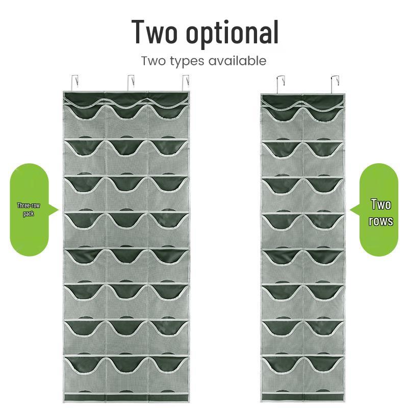 Wall-Mounted 24-Pocket Transparent Hanging Organizer for Baseball Hats