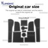 For Volkswagen VW Golf 7 7.5 MK7 MK7.5 2013 2014 2015 2016-2020 Silicone Car Non-Slip Door Groove Mats Gate Slot Cup Pad Mat
