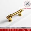 Gold Door Handle Door Pulling Hand Extended Nordic Stainless Steel With Screws Cabinet Door Handle Cabinet Handle