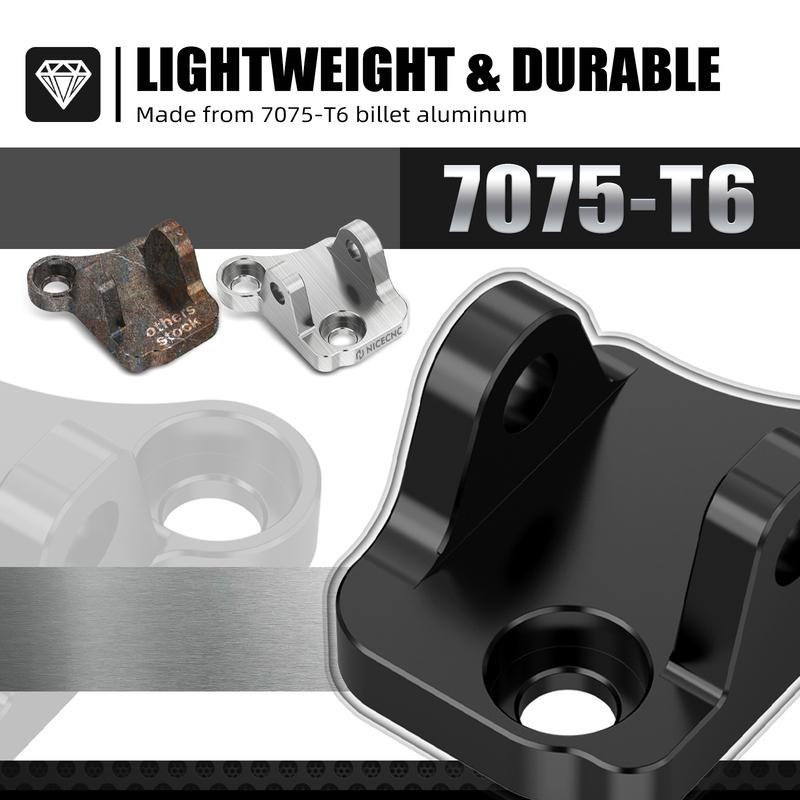 NICECNC For Yamaha YZ125 YZ250 2005-2023 Footpeg Footrests Mount Bracket Lower 12MM For Yamaha YZ125X 2017-2023 YZ250X 2016-2023