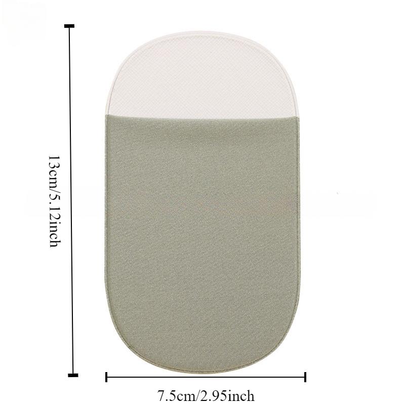 

1 шт. Беспроводная мышь Пакет Ткань ЛАЙКРА Портативный Клейкий Чехол для хранения мыши Эллиптический Хранение Эластичный Внешний пакет для хранения серый