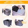 Temiry Car Seat Lumbar Foldable Car Storage Passenger Seat Storage 30L Large Prevents Luggage from Convenient Car Accessory with Easy Installation