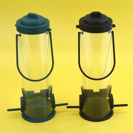 Outdoor Hanging Bird Feeder Hummingbird Food Holder Transparent Large Capacity Easy To Refill Wild Bird Feeder