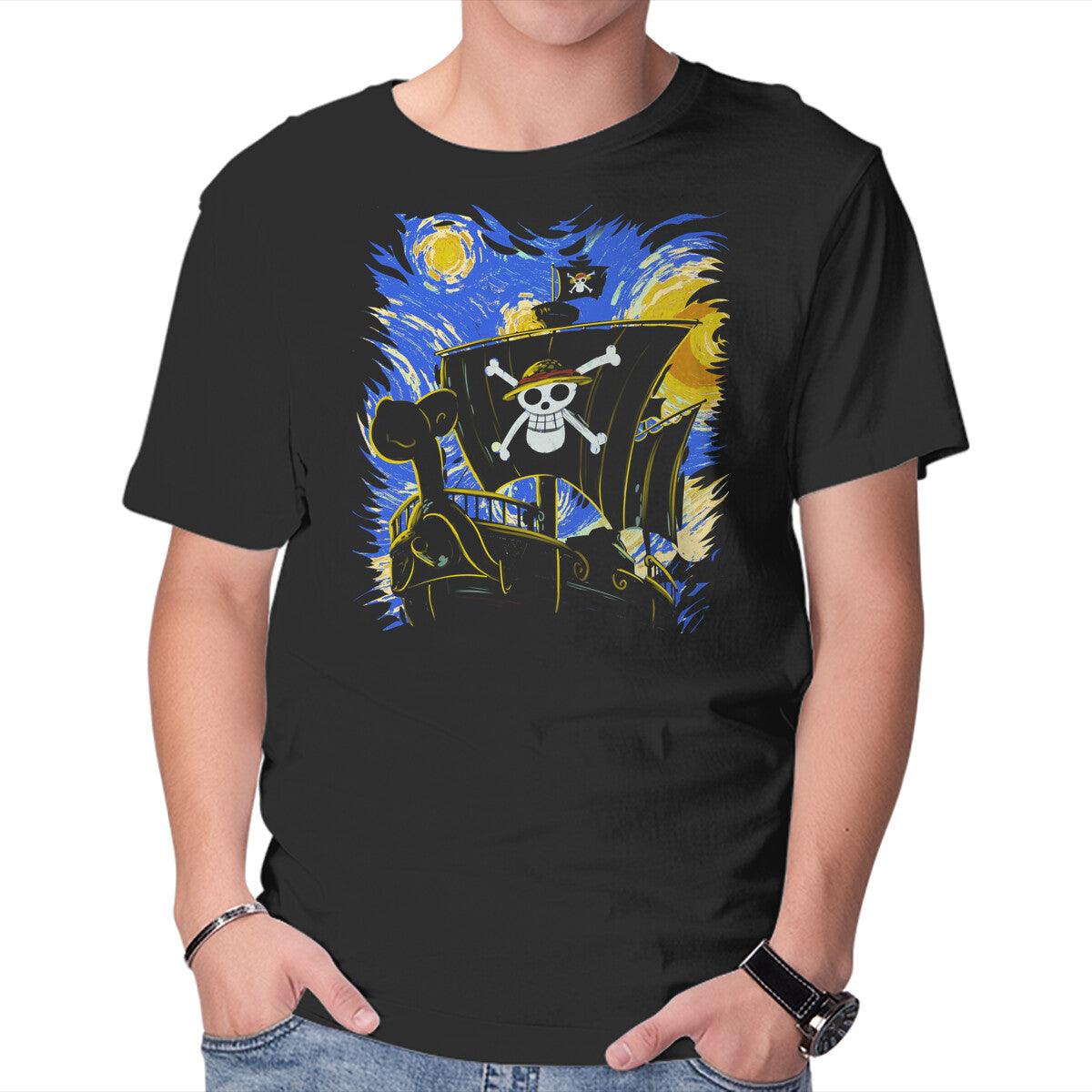 Unisex Crew Neck T-Shirt Starry Night Merry Graphic Short Sleeve Casual Tee XL