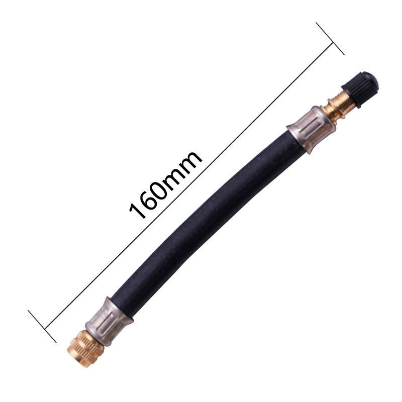 Various Braided Flexible Hose Tire Valve Inflatable Rubber Hose Steel Wire Car Wheels Tyre Valve Stems Extensions Tube Adapter