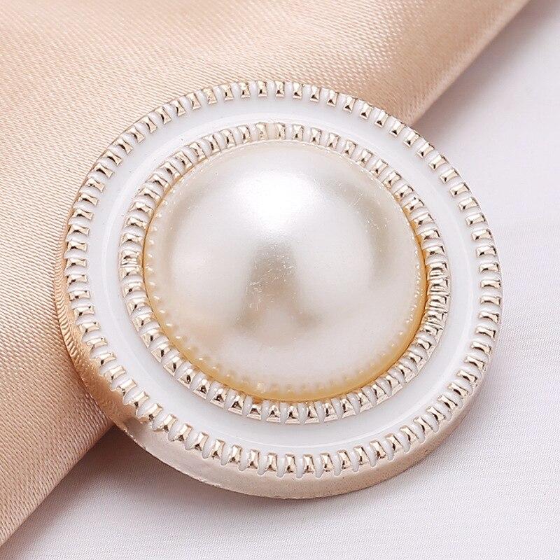 10pcs Pretty Plating Buttons Square Round Buttons Coat Windbreaker Sweater Accessories Various Styles DIY Sewing Supplies