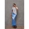 Solid Color Fish Tail Wrapped Hip Skirt Pure Color Fishtail Sheath Skirt