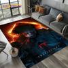 Horror Movie Chucky Pennywise Halloween Saw Character Carpet Rug for Living Room Bedroom Home Sofa Decoration,Non-slip Floor Mat