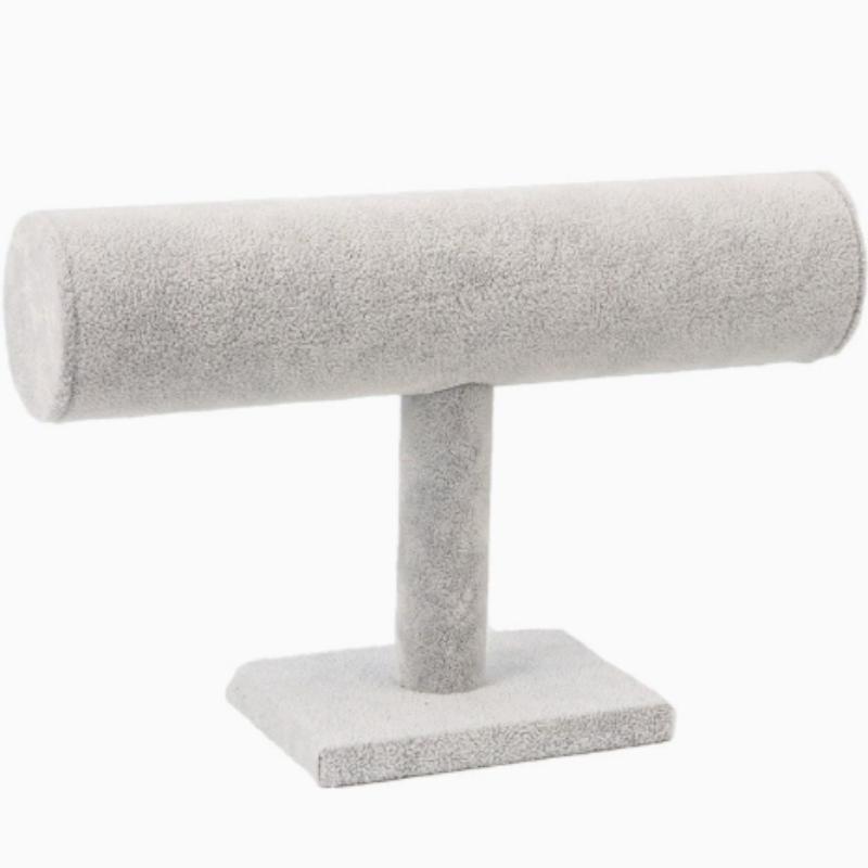 Velvet Single-Layer Bracelet Display Stand Watch Holder Tray Portable Jewelry Organizer Rack for Street Vendor Stall Countertop