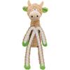 Jouet peluche pour chien - Trixie - Vache - Beige - Robuste - Avec son