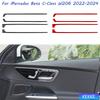 For Mercedes Benz C-Class W206 -2024 Auto Door Trim Strip Carbon Fiber Decorative Car Accessory Sticker