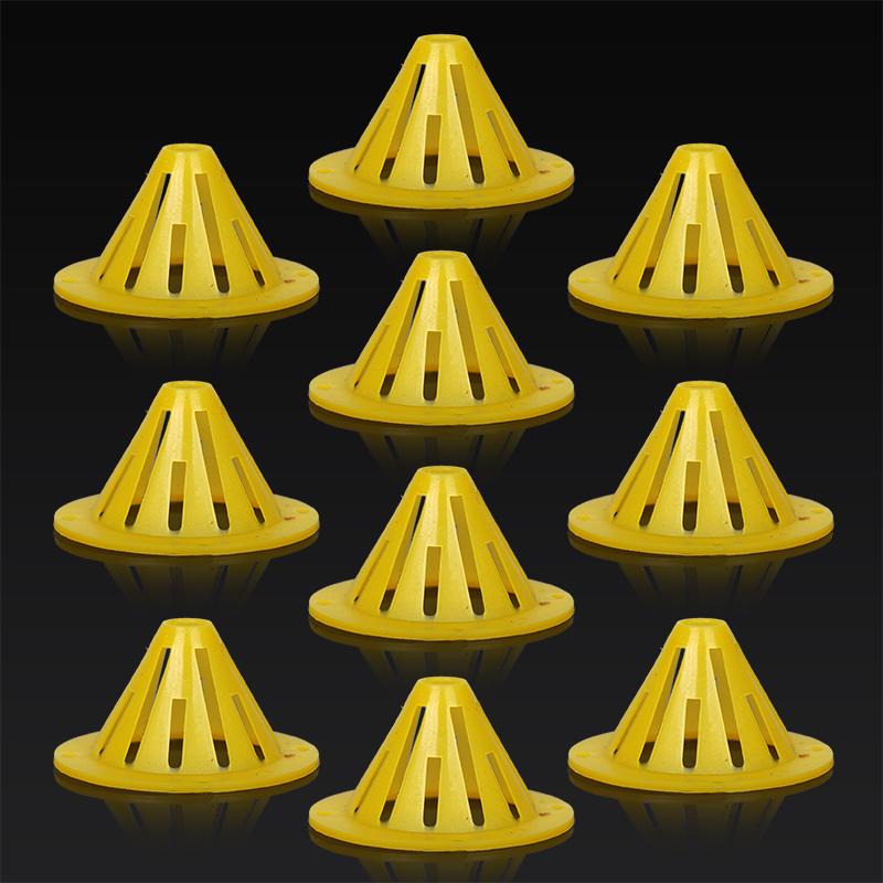 

10pcs Beehive Entrance Exit Cone Plastic Beehive One Way Entrance Gate Vent Hole Bee Escape Honey for Trapping Wasps
