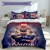 3pcs Custom Name JoJo's Bizarre Adventure Set,Includes 1 Duvet Cover and 2 Pillowcases,All-season Bedroom Decor