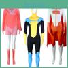 Invincible Youthful Hero Cosplay Tight Bodysuit Space Cotton Print Fabric Spring 2022