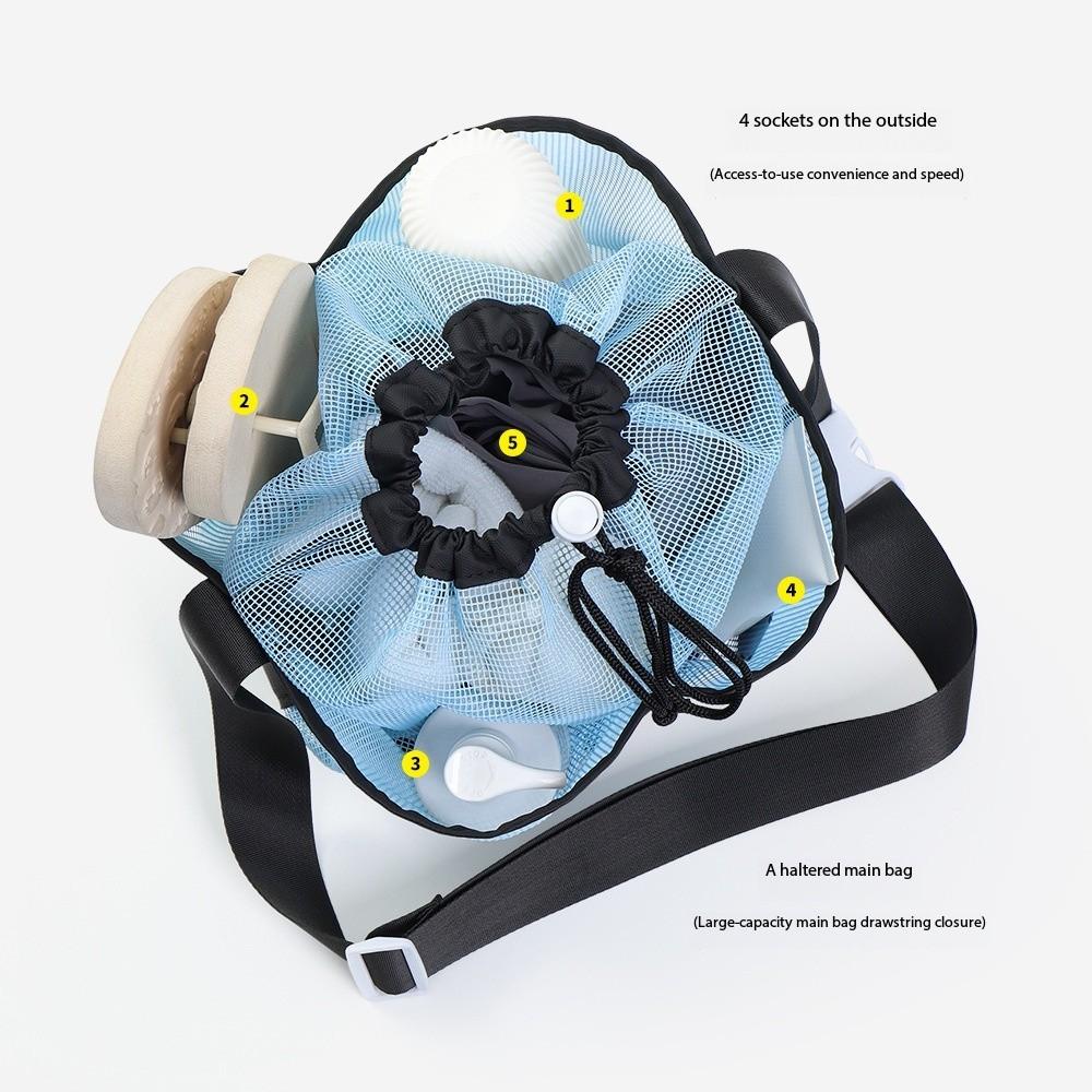 Outdoor Mesh Organizer Bag - Waterproof & Durable Quick-Dry Beach Bag for Swim, Gym, Surf Gear with Shoulder Strap